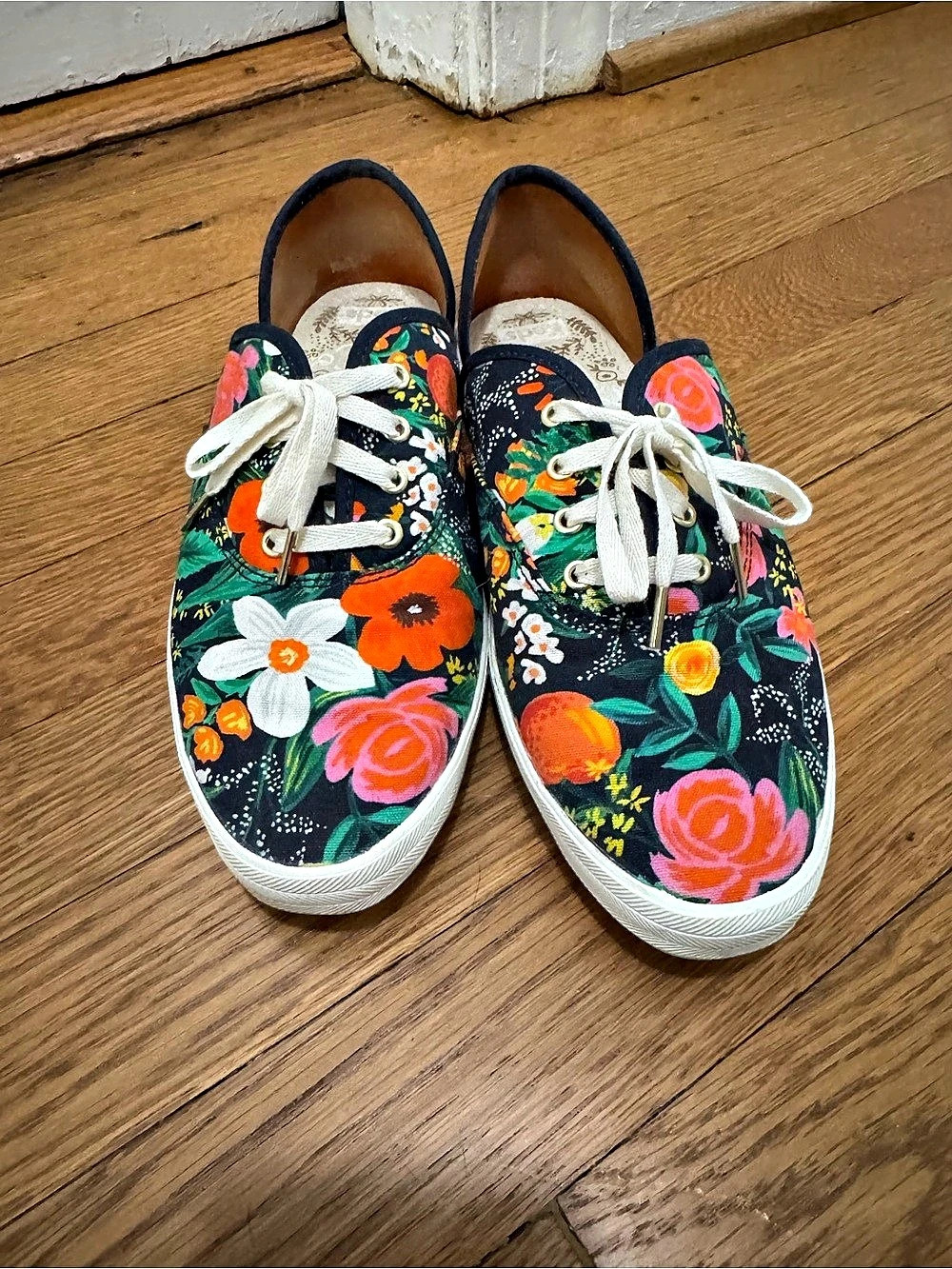 Keds x Rifle Paper Co. Vintage Champion d'Orsay Sneaker Floral Sneakers